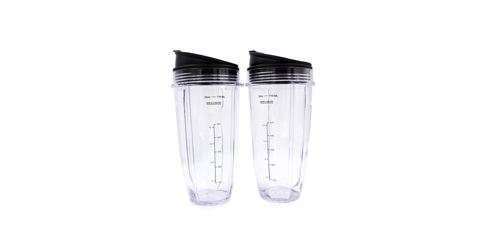 Amazon.com: Replacement Blender Cup with Lid (2 Pack) 24 Oz