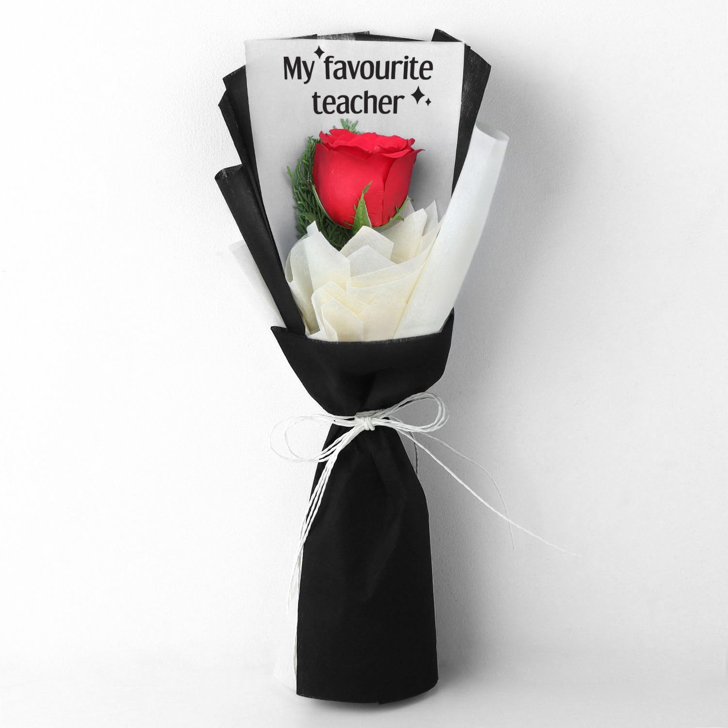FNP Live Flower Bouquet of 1 Roses In Premium Packing For Birthday Gift, Anniversary Gift, Wedding Gift, Congratulations Gift & Gift For Special Occasions-image-39