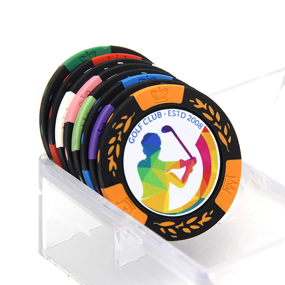 100 Premium Clay Poker Chips, personalisieren Sie Ihr Bild und Text, 11,5 g Casino Chips für Texas Hold'em, Blackjack Glücksspiel (weiß)