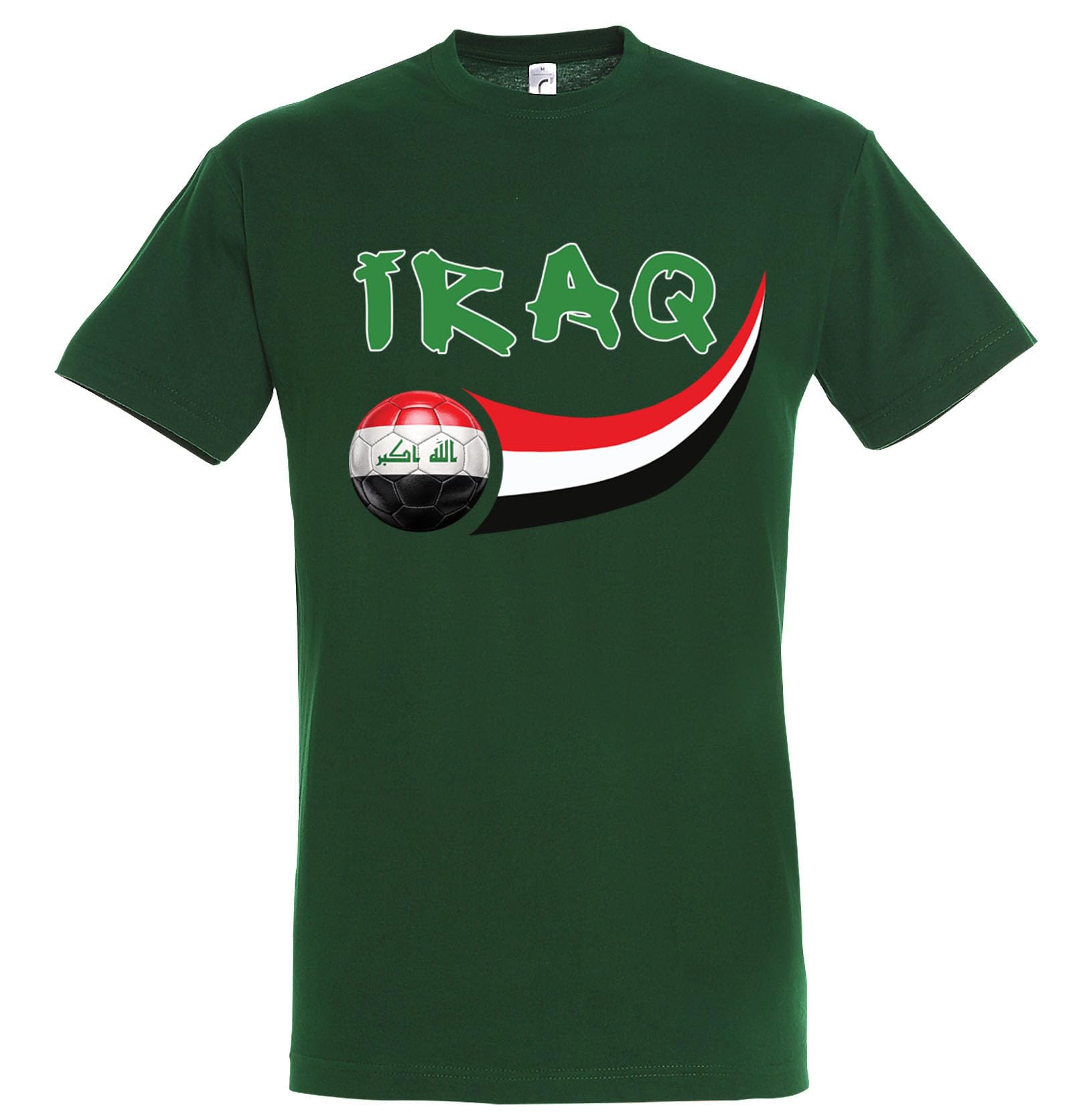 Supportershop Football Iraq Unisex T-Shirt, Green, XL