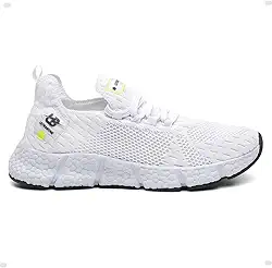 Tenis Leve E Respirável Para Academia E Esportes Caminhada (Branco, BR, Adulto, Numérico, 40)