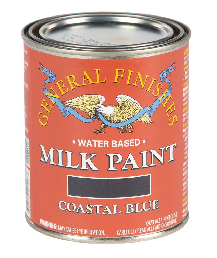 General FinishesPCB Milk Paint, 1 pint, Coastal Blue