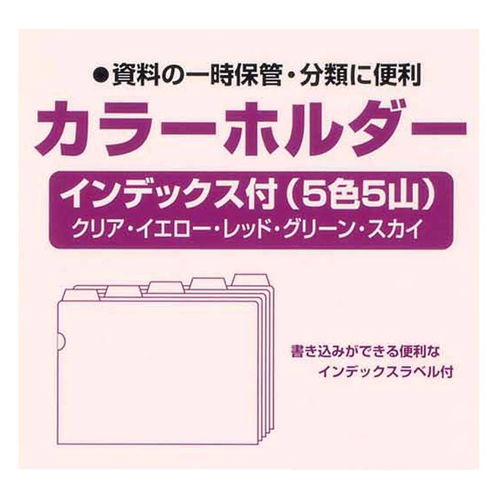 Amazon.co.jp: テージー カラーホルダー・インデックス A4 5色1