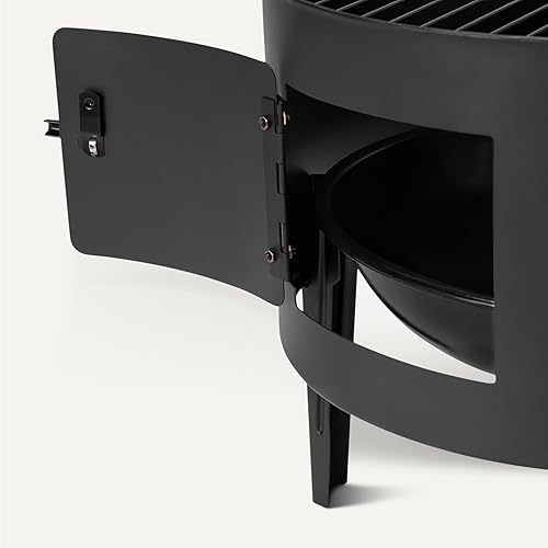 Miniatura 4 de Tienda Basics Ahumador vertical de carbón para exteriores de 16 pulgadas, parrilla de barbacoa, control de suministro de aire ajustable, paquete de