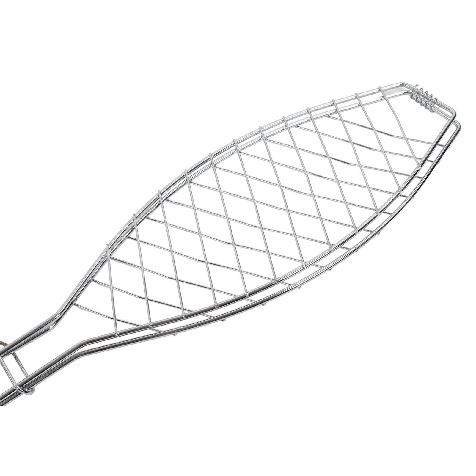 Cestello per Griglia per Pesce, Cestello per Griglia, Cestino per Pesce Grande in Acciaio Inossidabile Premium per Grigliare, Cestello per Griglia Pieghevole Portatile per Pesce pe