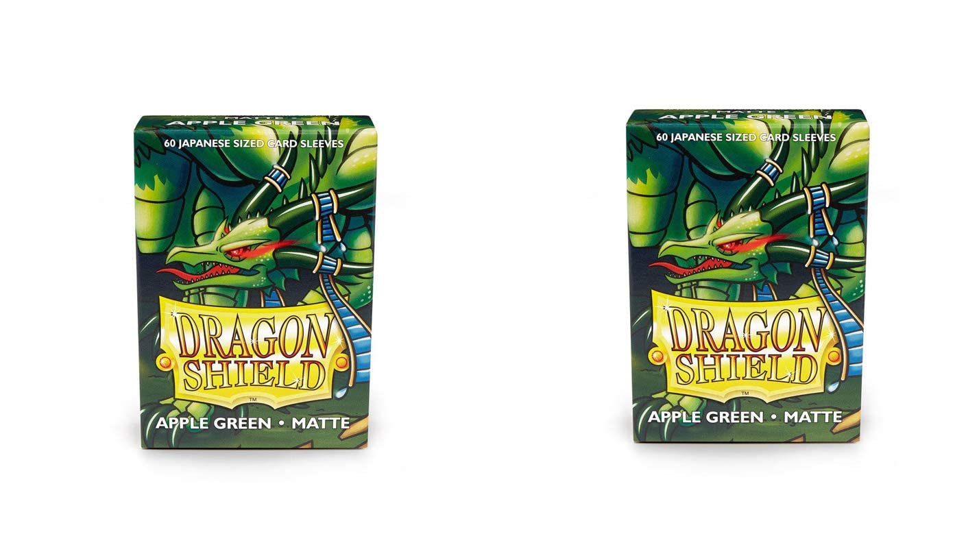 Dragon Shield Japanese Size Mini Matte Card Sleeves - 2-Pack Bundle (120 Sleeves Total), Aurora