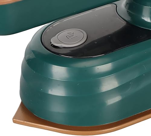 Miniatura 9 de Mini prensa de calor, plancha de precalentamiento rápido de 266 Fahrenheit, plancha de vapor de mano con diseño giratorio para vaporizar, eliminar