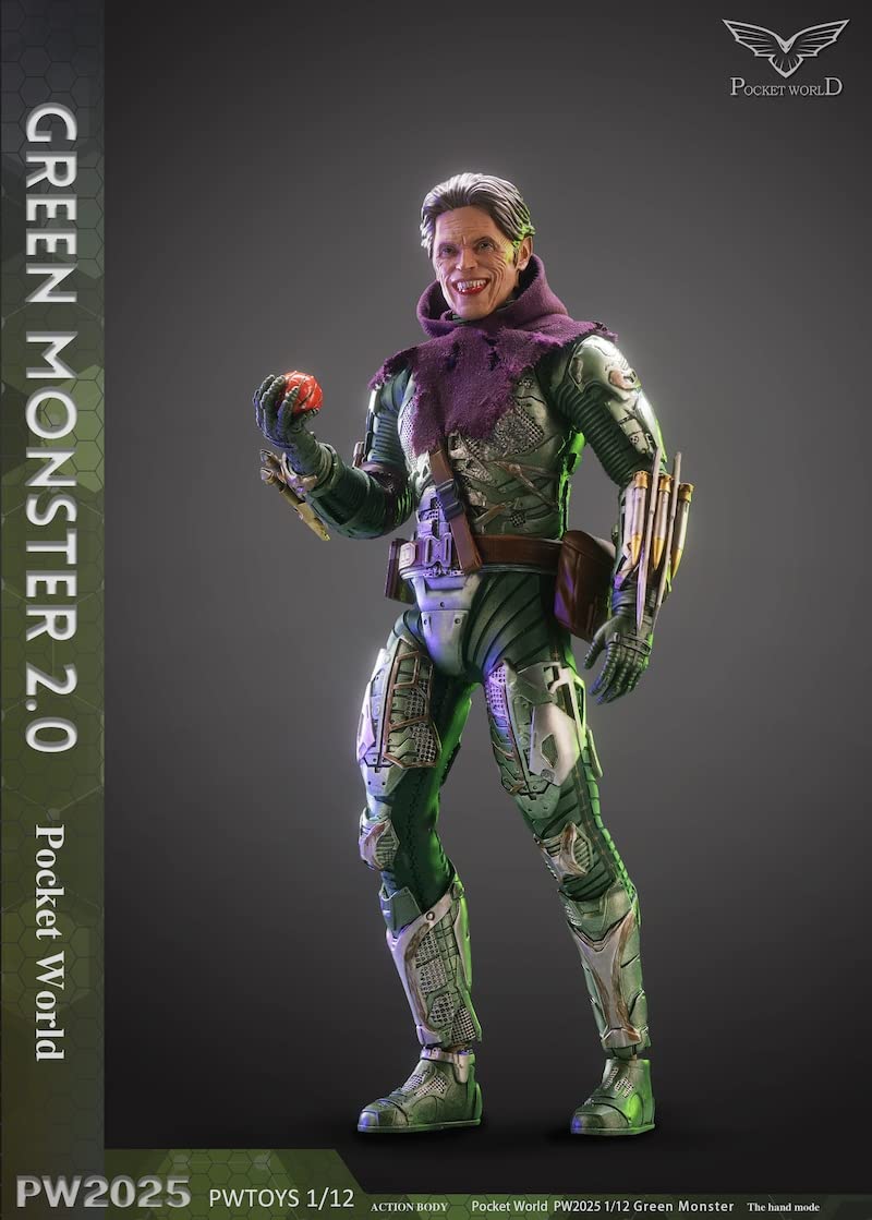 Amazon.co.jp: [Tbmodel] PWTOYS 1/12 フィギュア Green monster 2.0 