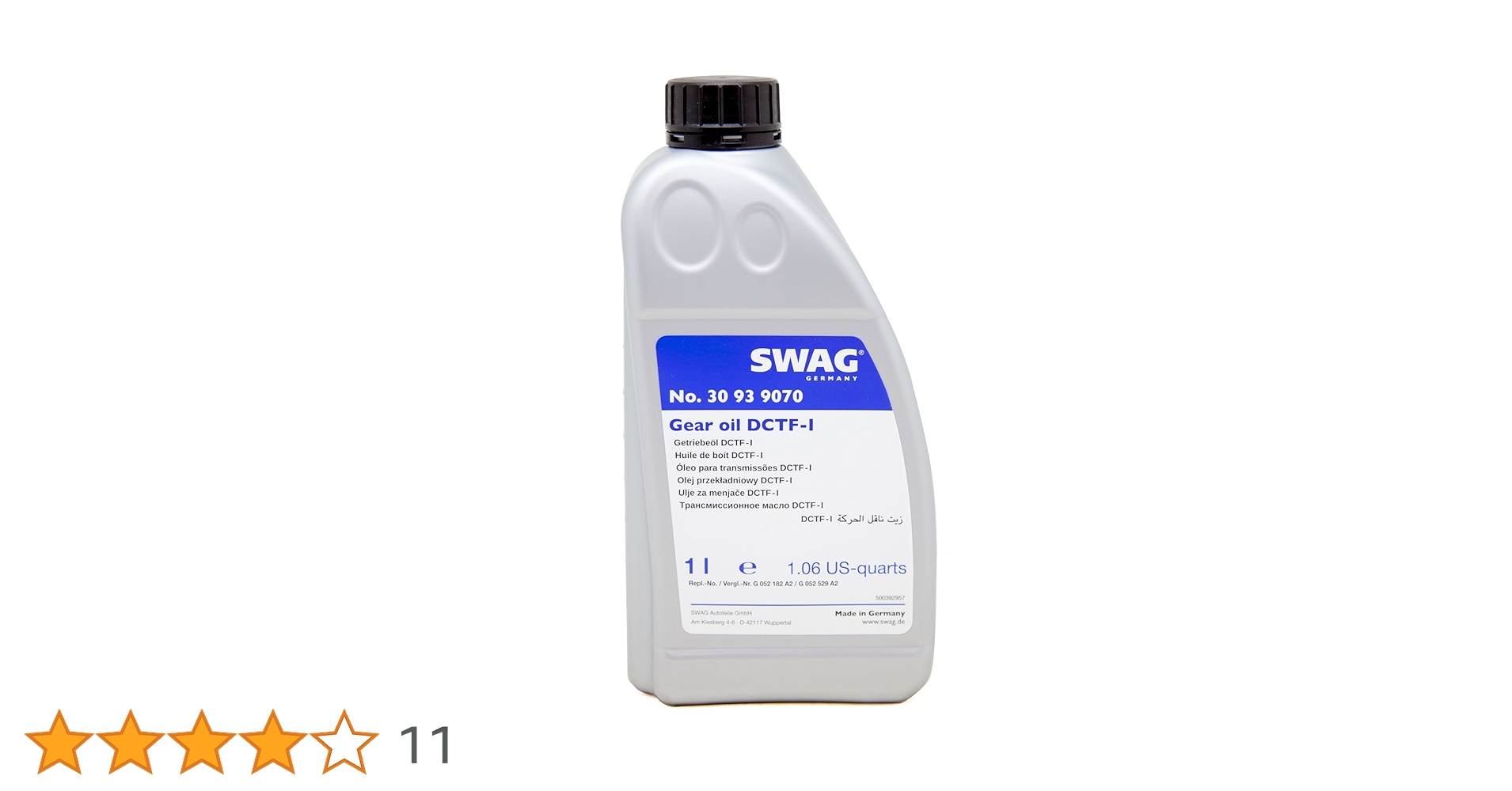 Amazon | SWAG(スワッグ)DSGオイル 1Lボトル SWG30939070 | ATF