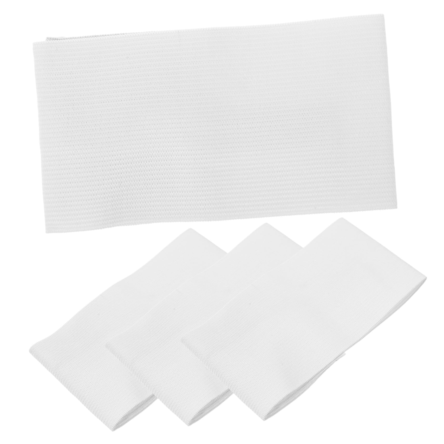 BESPORTBLE 2sets DIY Arm Bands Soccer Captain Football Officials Accessories Blank Soccer Armbands for Sports 4pcs*2