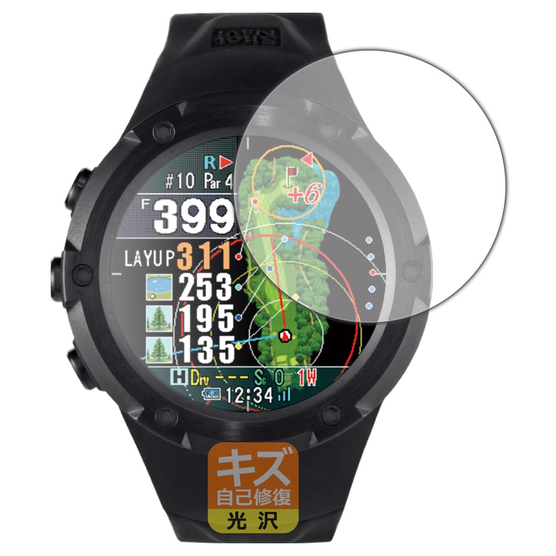 Amazon.co.jp: PDA工房 Shot Navi Evolve PRO Touch 対応 キズ自己修復
