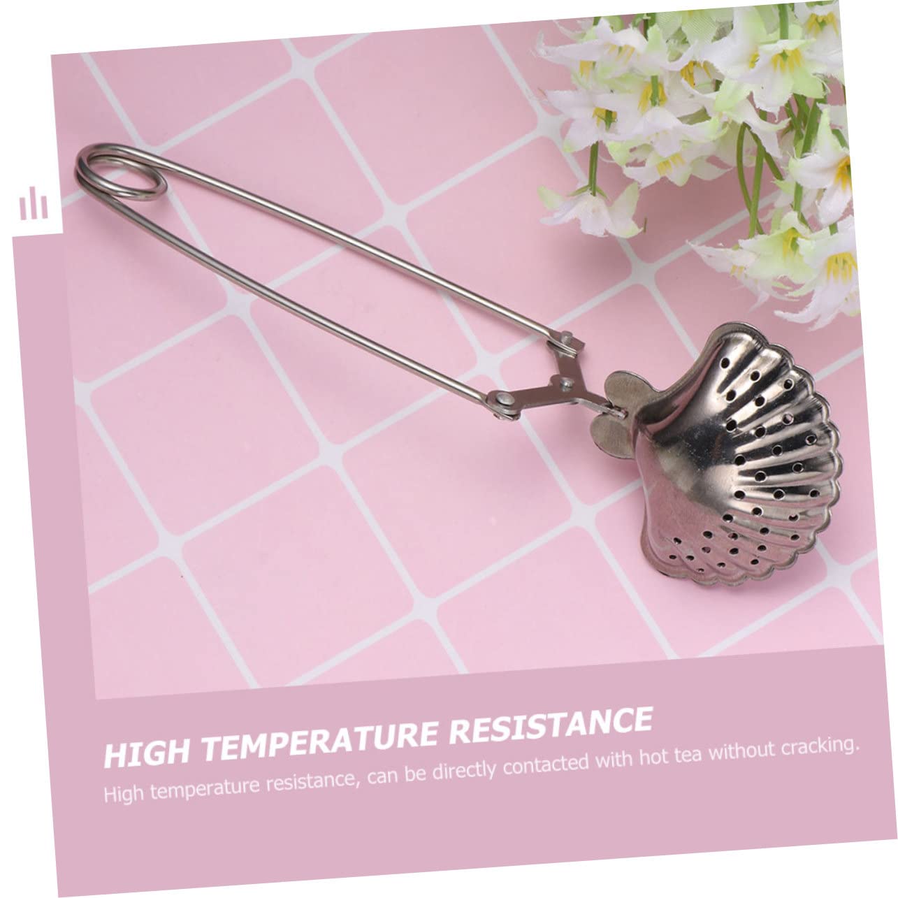 Colador De Té Profesional Inoxidable Filtro Infusor Práctico Para Colador De Infusiones Conveniente Para Hogar Y Salas De Té 4 Piezas X 5