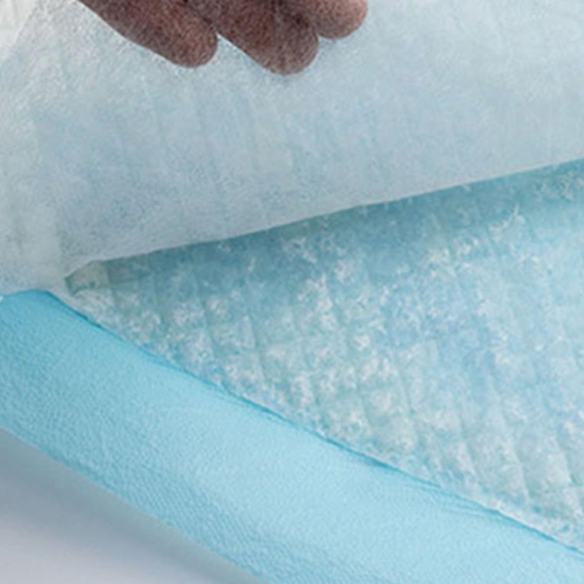 100 Stück Einweg Wickelunterlage Weiß Saugfähig, Leakproof für Reisen