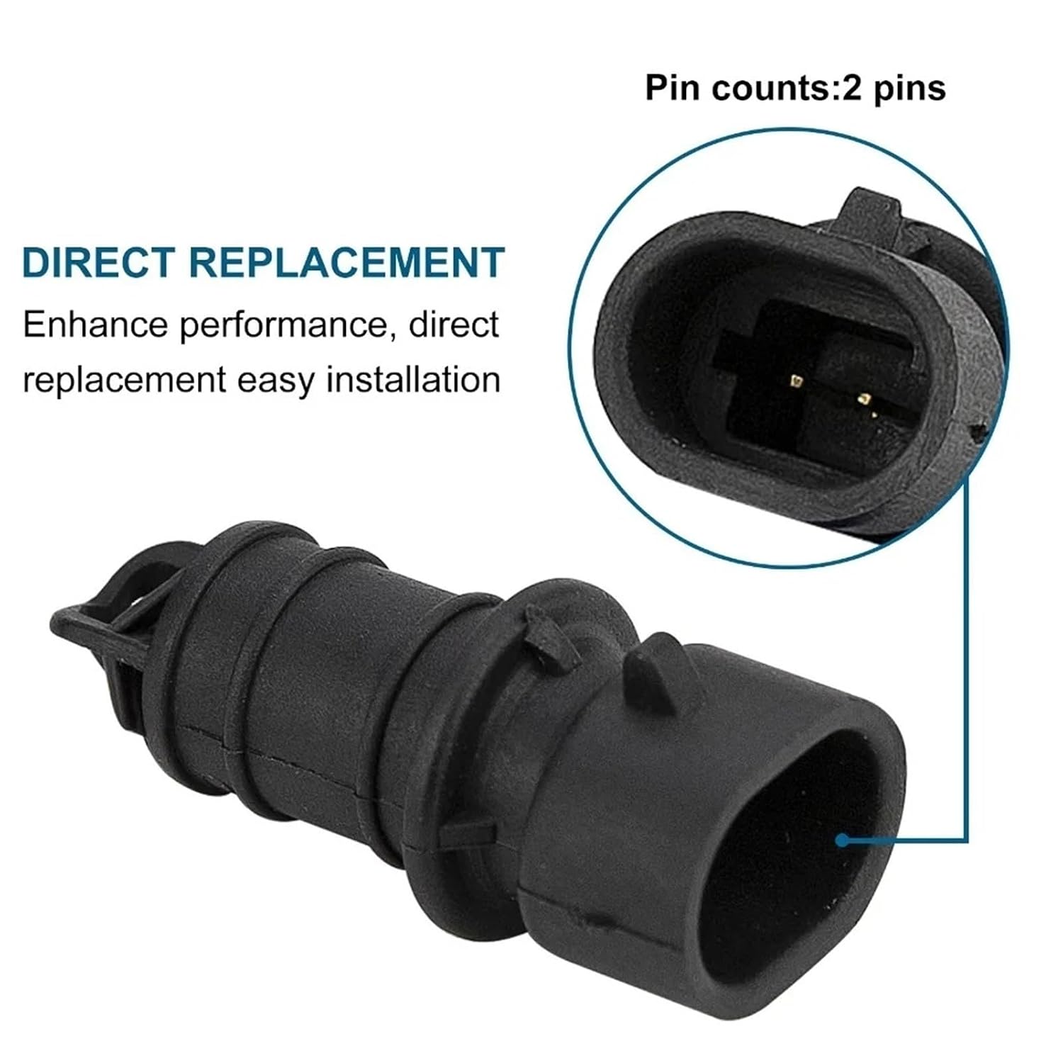 Car Iat Sensor Intake Air Temperature Sensor 12160244 Compatible with Cavalier Trailblazer for Blazer S10 for Beretta Parts