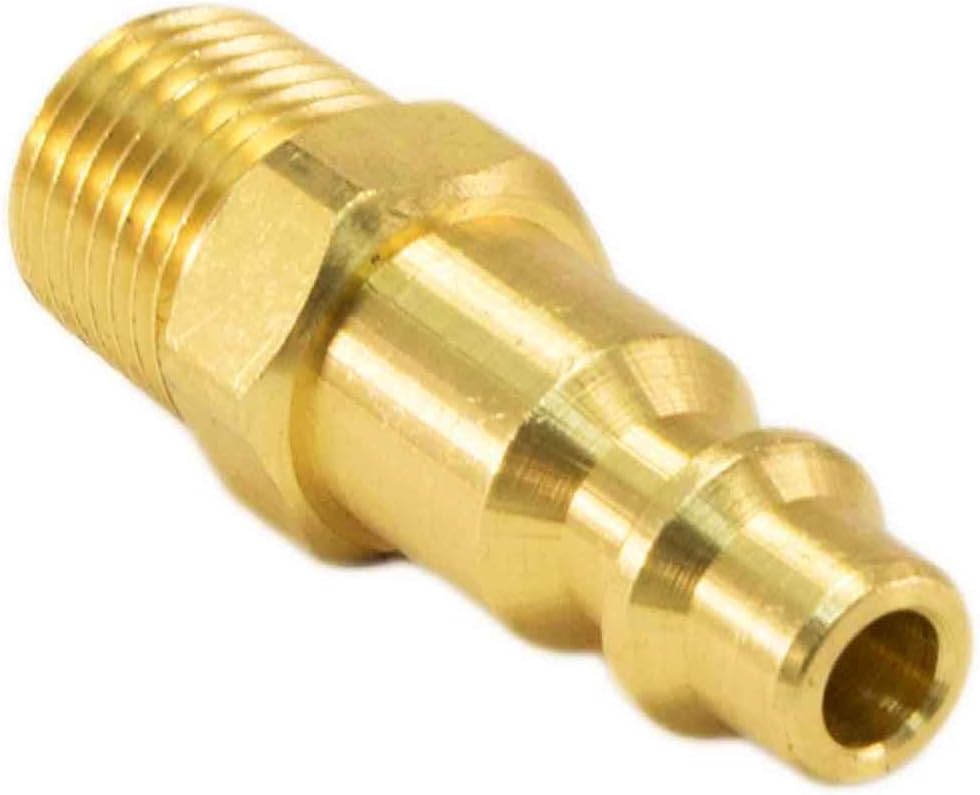 Foster 3 Series - Brass Plugs 5pc, 1/4" Body, 1/4" NPT - Industrial Interchange, I/M, MIL Spec,