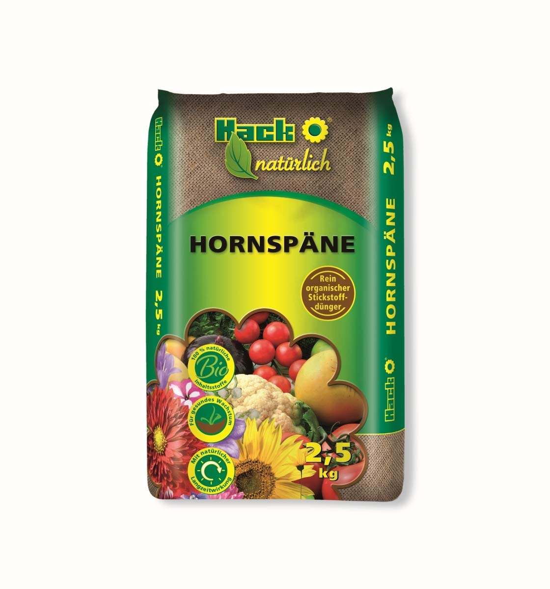 Hack Hornspäne Hornspäne 2,5 kg organisch Dünger Langzeitwirkung