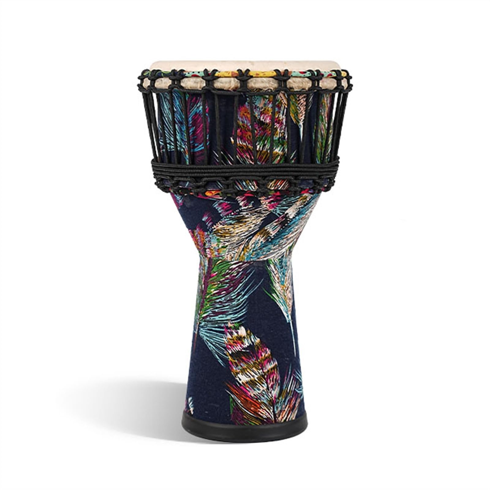 Djembé Profesional Tambor De Mano Para Principiantes, Pandereta Africana De Piel De Cabra Africana Estándar De 12 Pulgadas (Color : A)
