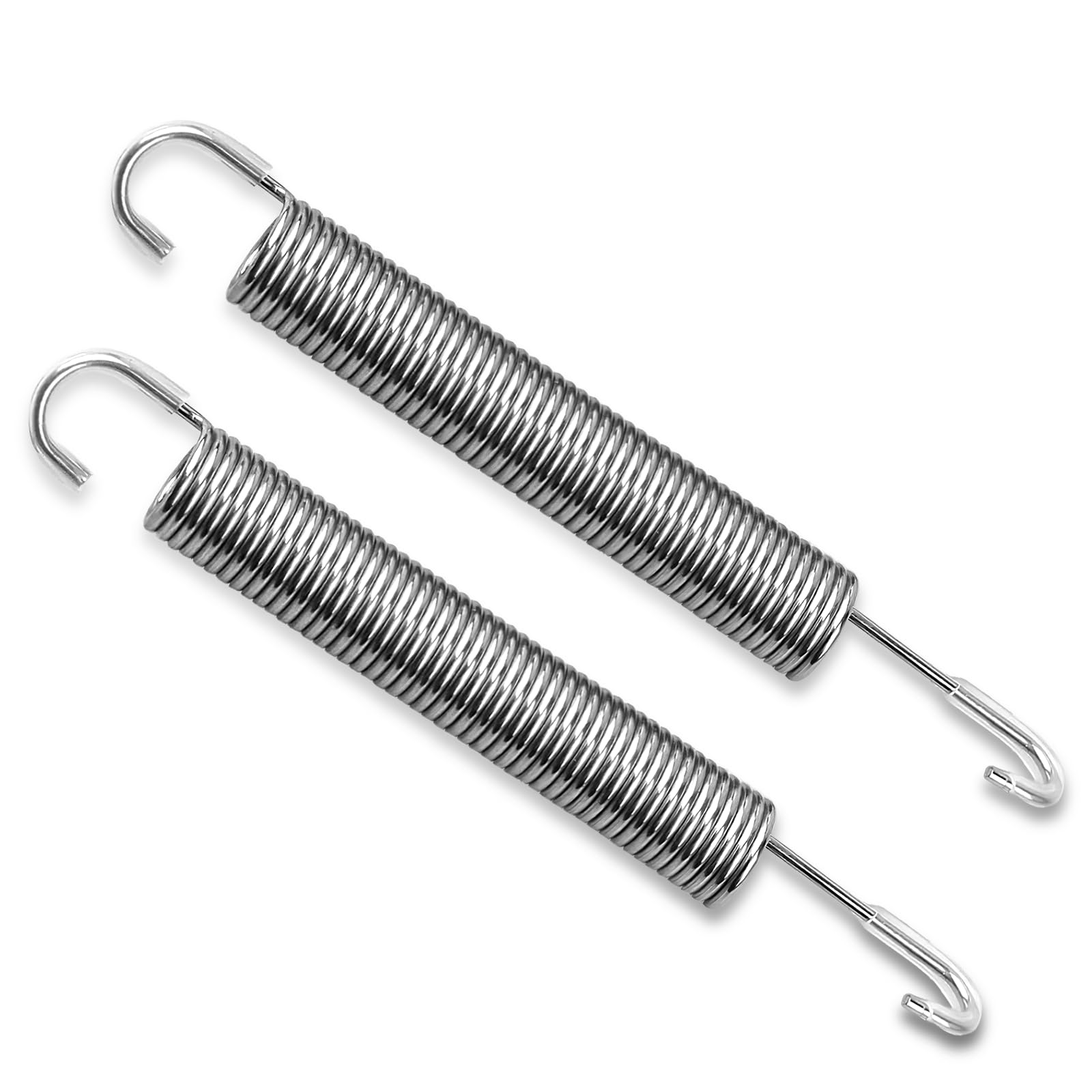 Aocies 6-1/4 inch Recliner Springs Replacement Sofa Chair Bed Mechanism Tension Stainless Chaise Longue Springs Long Neck Hook Style (Pack of 2)