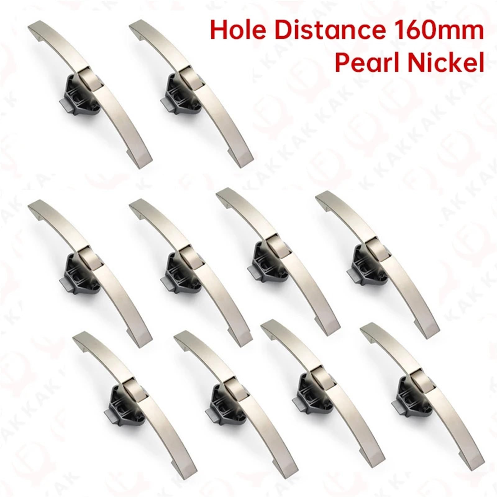 5er-Pack Camper Auto Druckknopf-Verriegelungsschloss Keyless RV Caravan Boot Motor Schrankgriff Schubladenschlösser Möbelgriff Hardware(10 Pearl Nickel 160)