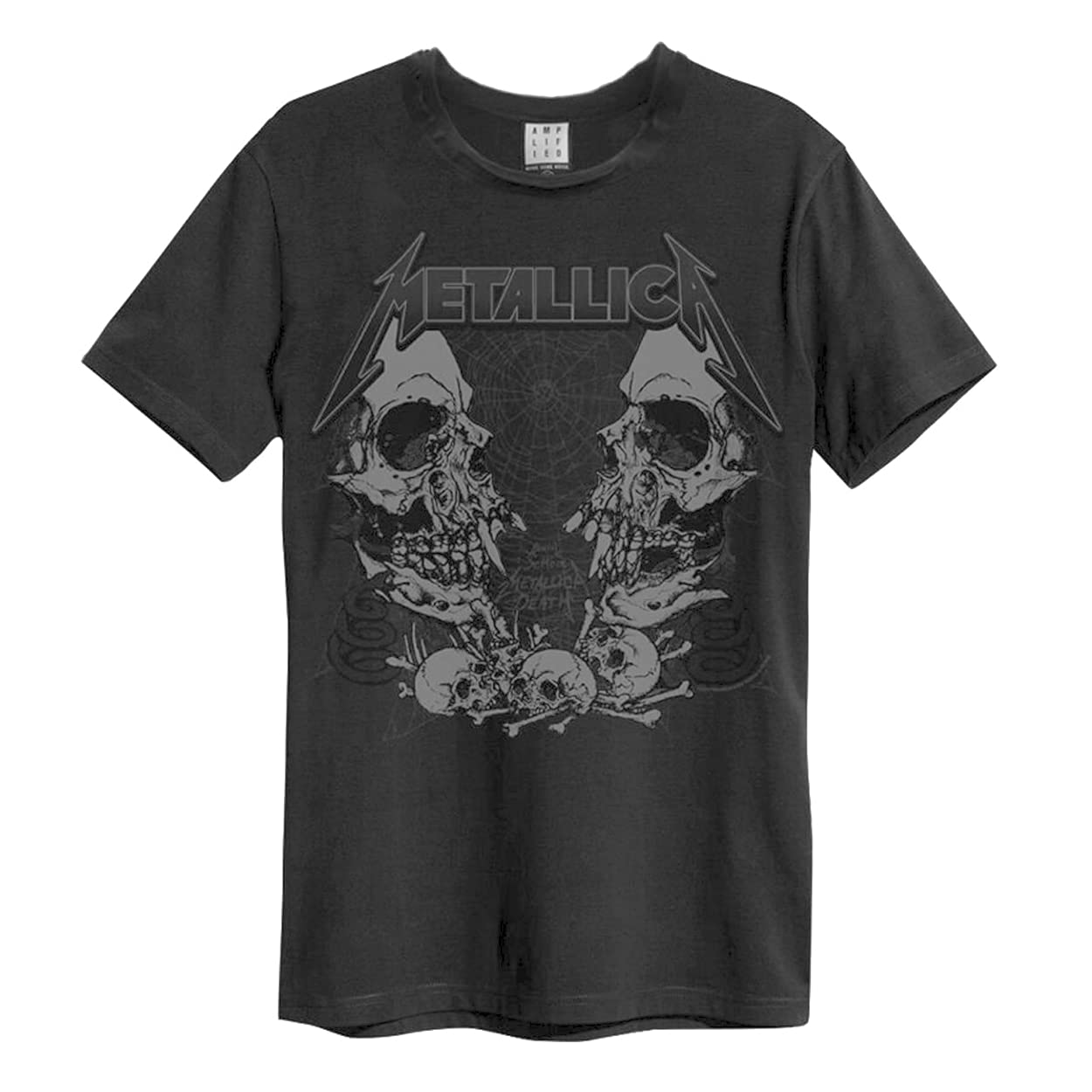 Metallica Amplified Collection - Birth School Uomo T-Shirt Nero S 100% Cotone Regular