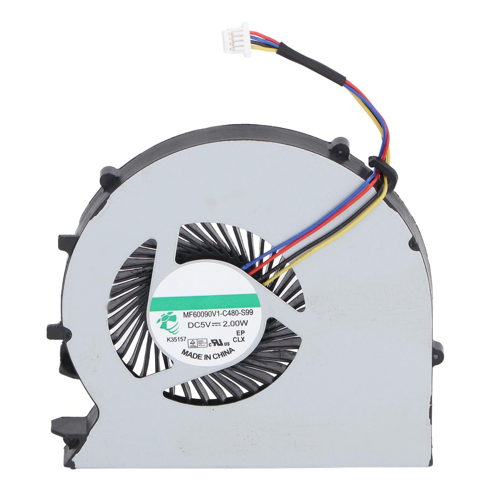 CPU Cooling Fan for HP Probook 450 455 470 G1 Laptop, Replacement CPU Cooler with 4 Pin Power Connector