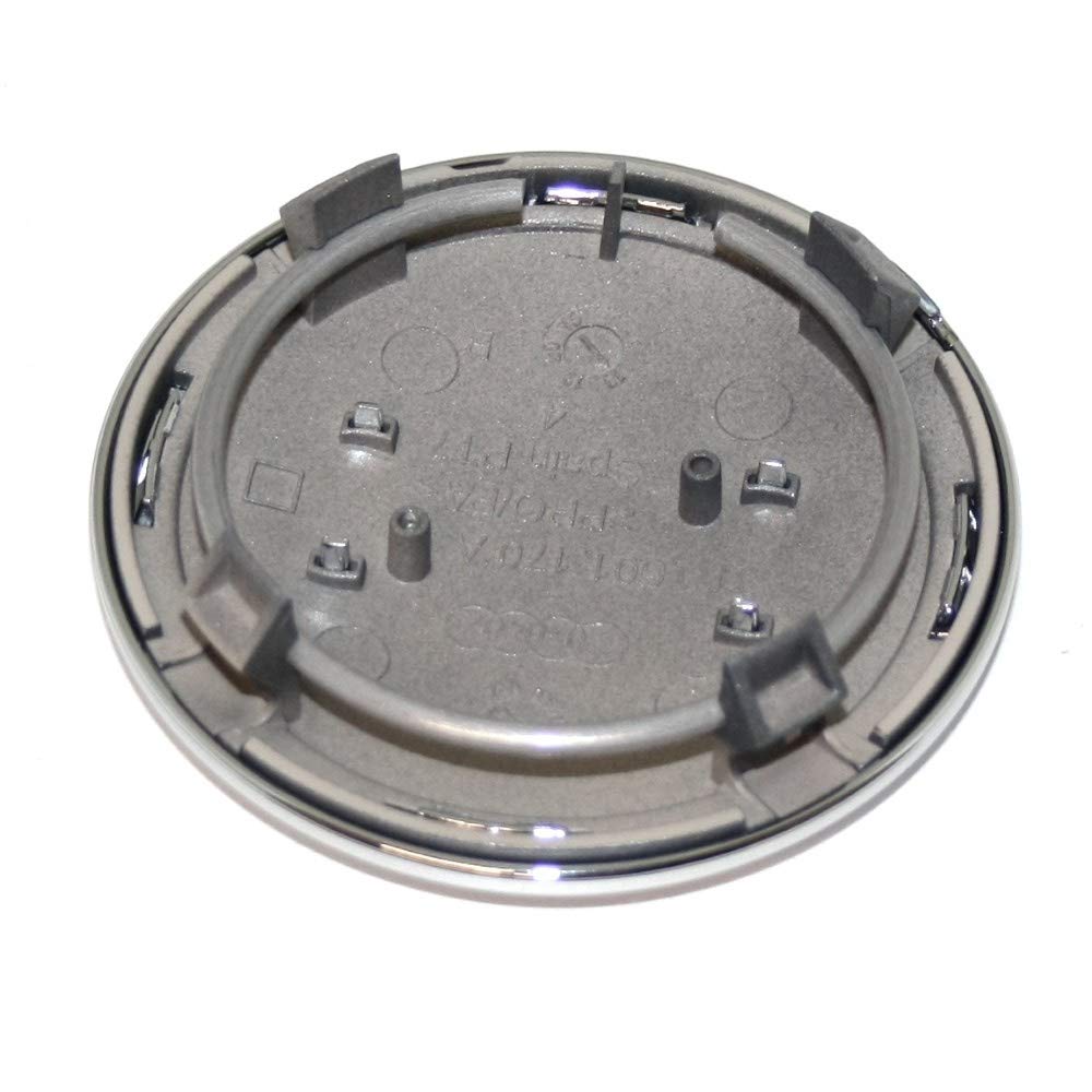 Nabenkappe (1 Stück) Nabenabdeckung Radkappe Alufelge grau  