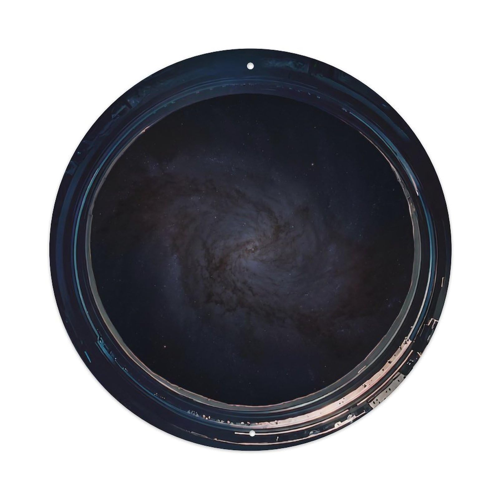 Ultra Diffuse Galaxy Porthole View Metal Tin Sign