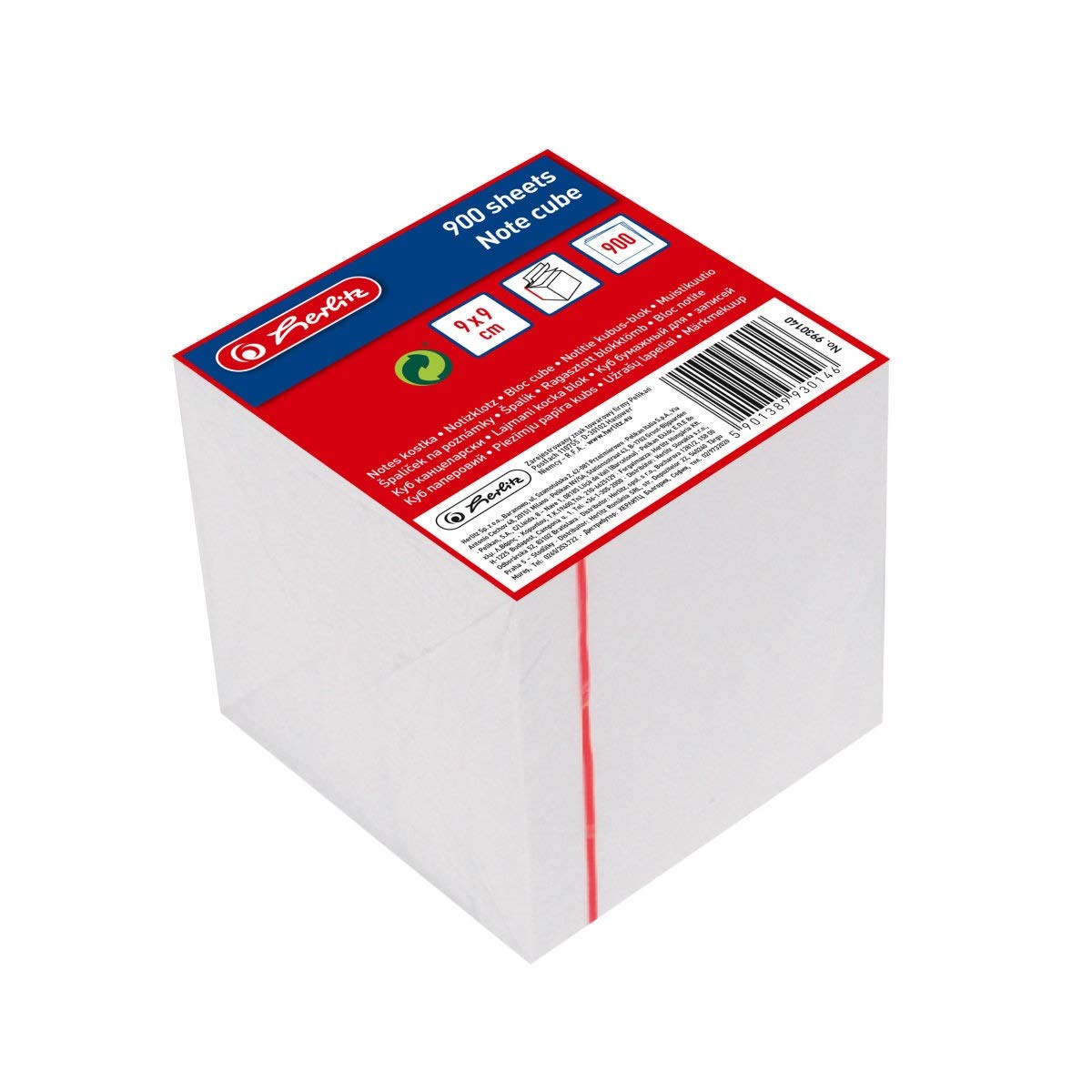 Herlitz Note Cube 800 Sheets Rainbow Coloured 9cm X 9cm X 8.5cm - View #3