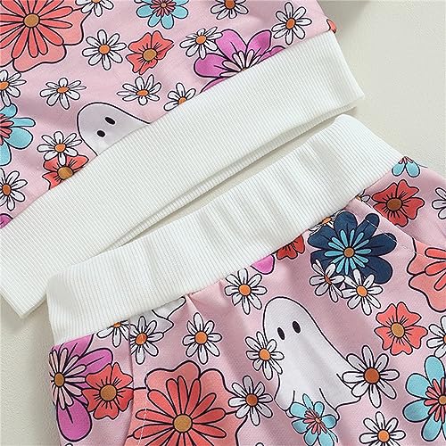 Halloween Baby Boy Girl Outfit Long Sleeve Pumpkin Sweatshirt Pants Sets Fall Winter Toddler Fall Clothes2