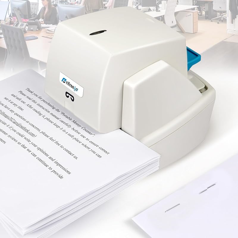 Heavy Duty Electric Stapler, 70 Sheets 60g Paper Capacity with 5500 Staples | Automatic Electric Staplers for Desk, Flat-Clinch, Quiet and Anti-Jam for Office/School/Classroom