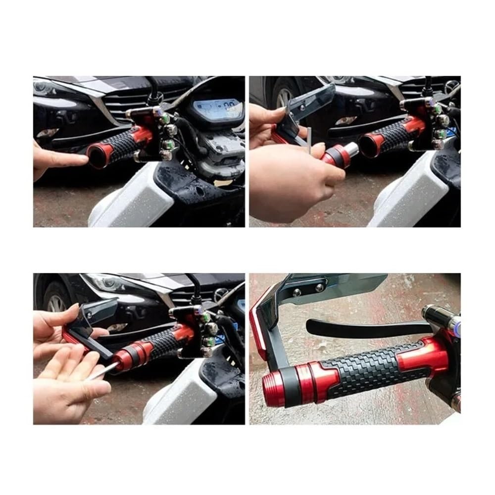 Protector Universal de modificación, Equipo CNC aleación Aluminio, Mano para Motocicleta, Manos a Prueba Viento