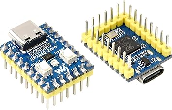 RP2040 Zero MCU Board with Pre-soldered Pinheader, Pico-Like MCU Board Based on Raspberry Pi Microcontroller RP2040, High Operating Performance, Onboard USB-C Connector, Tiny Size Easy Integration