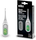 Braun Age Precision Termometro digitale, Termometro stick digitale per utilizzo multisito, Per via orale, rettale o ascellare, Adatto a neonati e bambini, Marchio #1 tra i dottori 1, PRT2000 - 1
