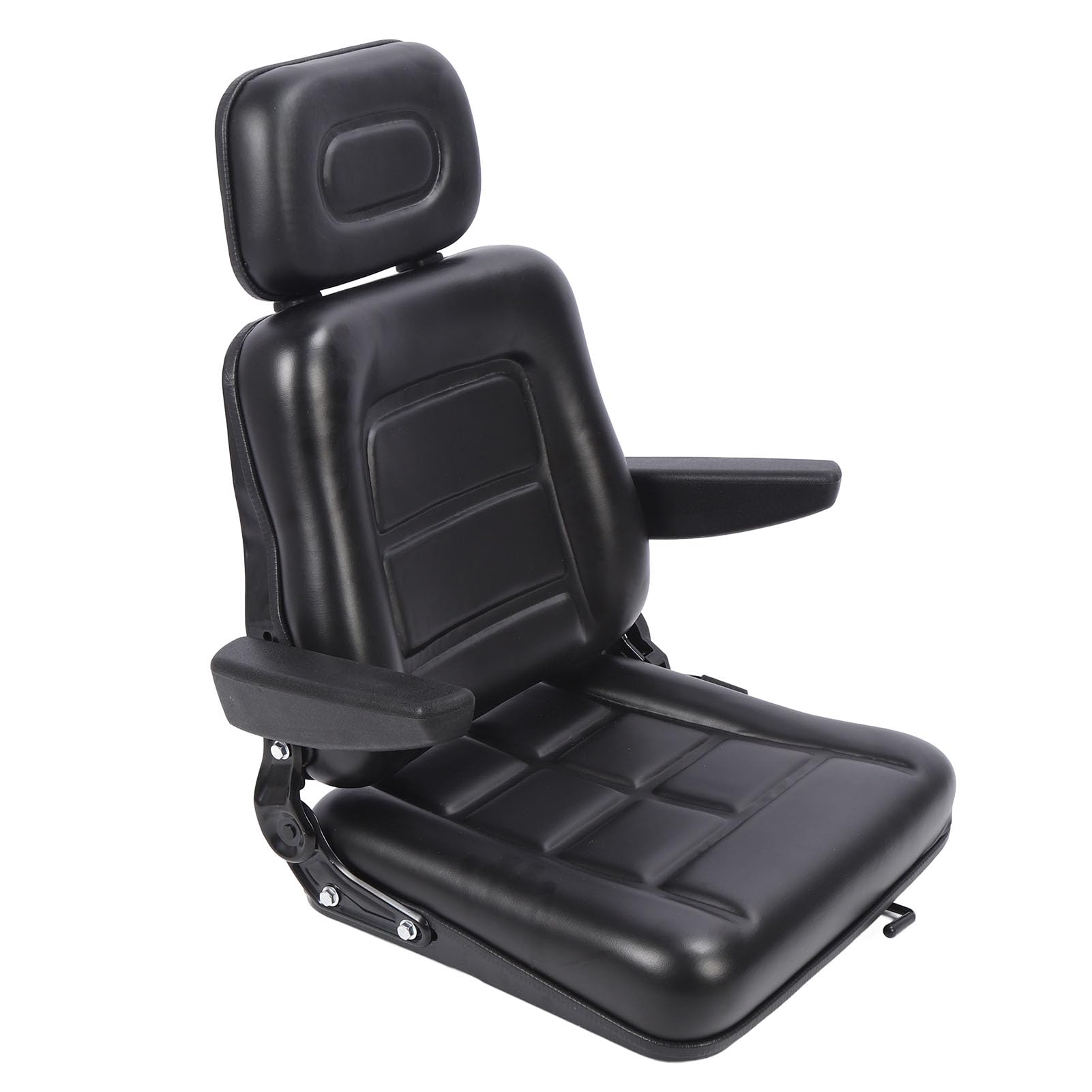 Aramox Gabelstaplersitz 3 Fach Verstellbar Schwarz Für Traktor Bagger
