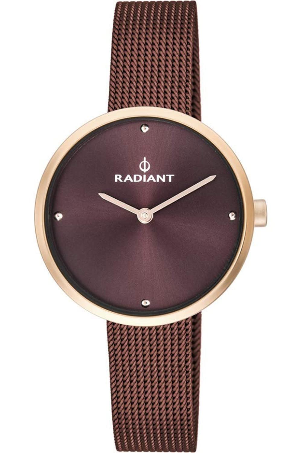 Radiant RA463204 Women's Analogue Quartz Watch, Marrón, 30mm, Bracelet