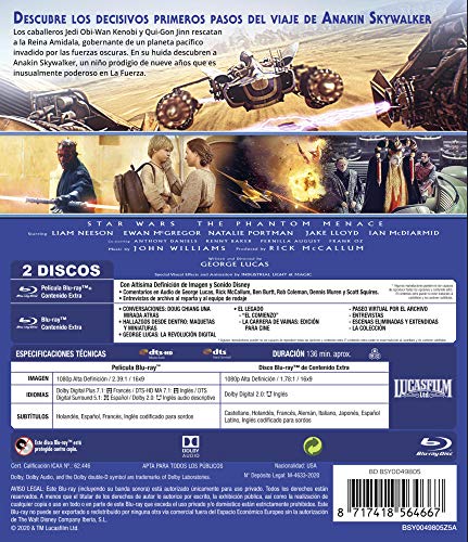 Star Wars Blu-ray remasterizado