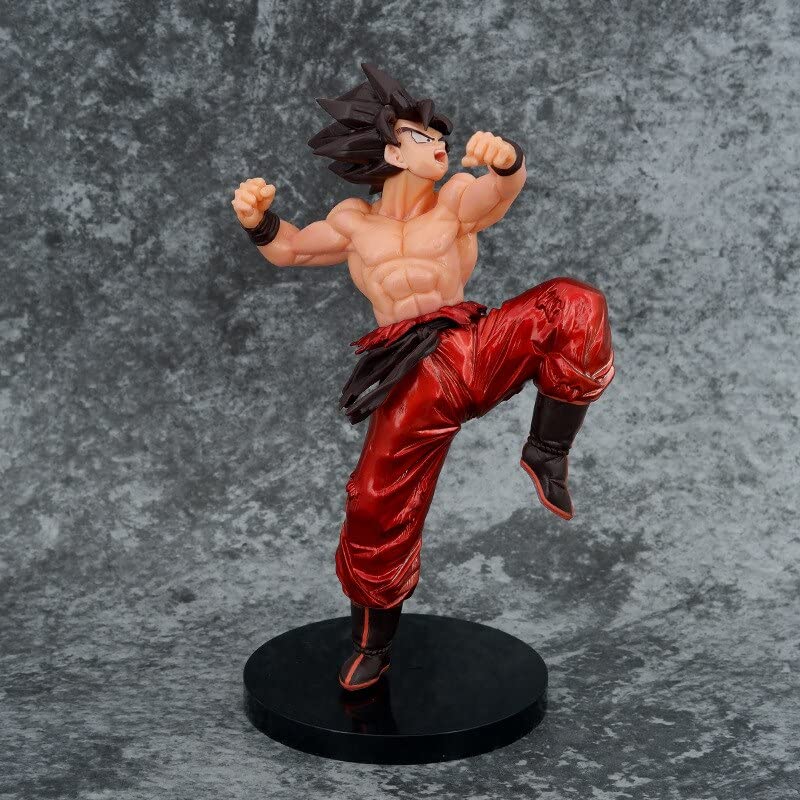 Image of Awestuffs Goku DBZ Large Action Figure Limited Edition Figure Manga Toy Collectible (Goku Blood of Saiyans Special X)