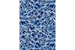 6ft Round Galvanized Stock Tank Liner - Ocean Blue Wave