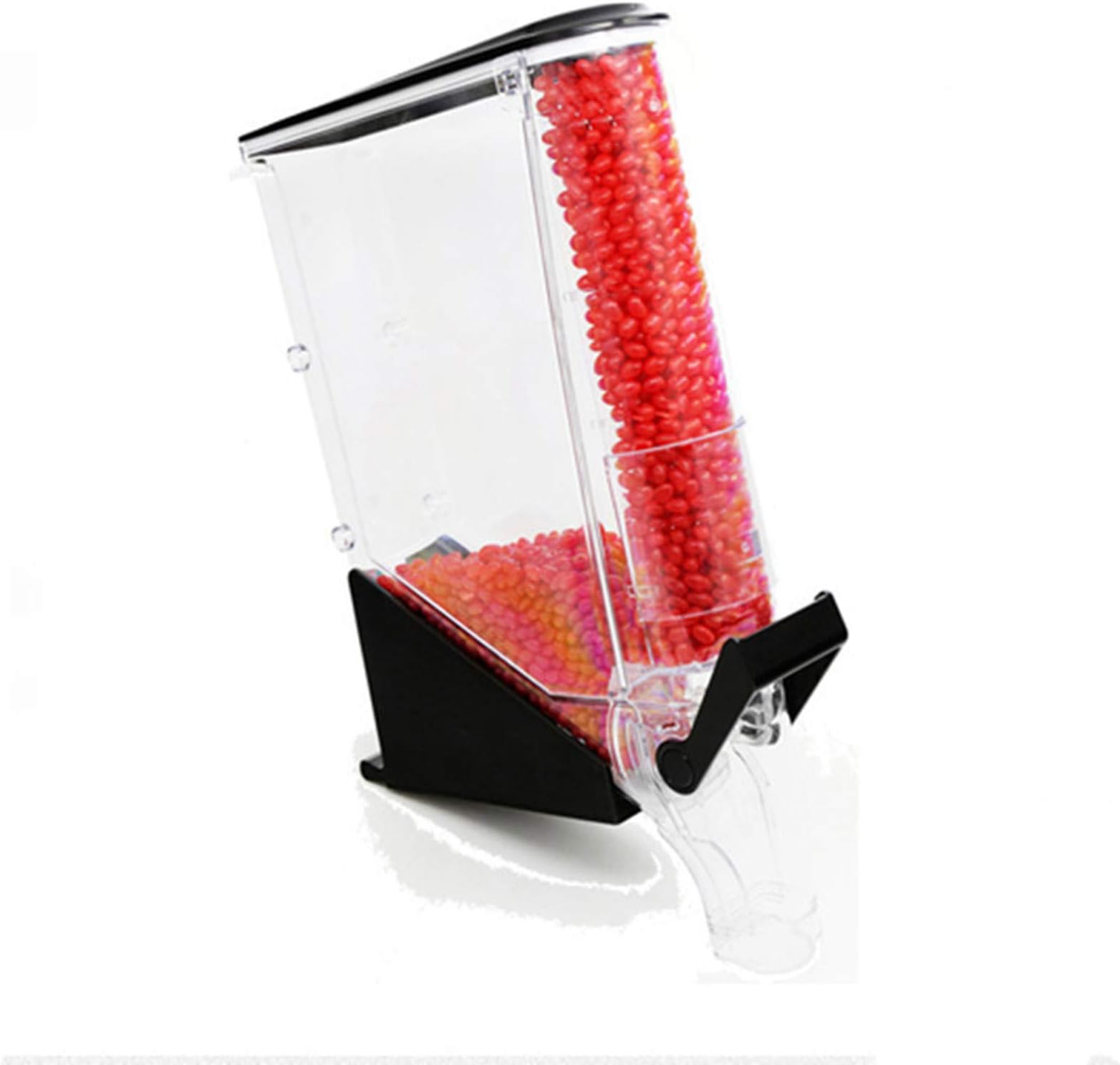Gravity Bin Food Dispenser Candy Dispenser Wall Mounted Gravity Box Dispenser Dry Food Dispenser Container Cereal Dispenser Candy Bulk Bins Large Capacity for Supermarket Snack Store (10L)