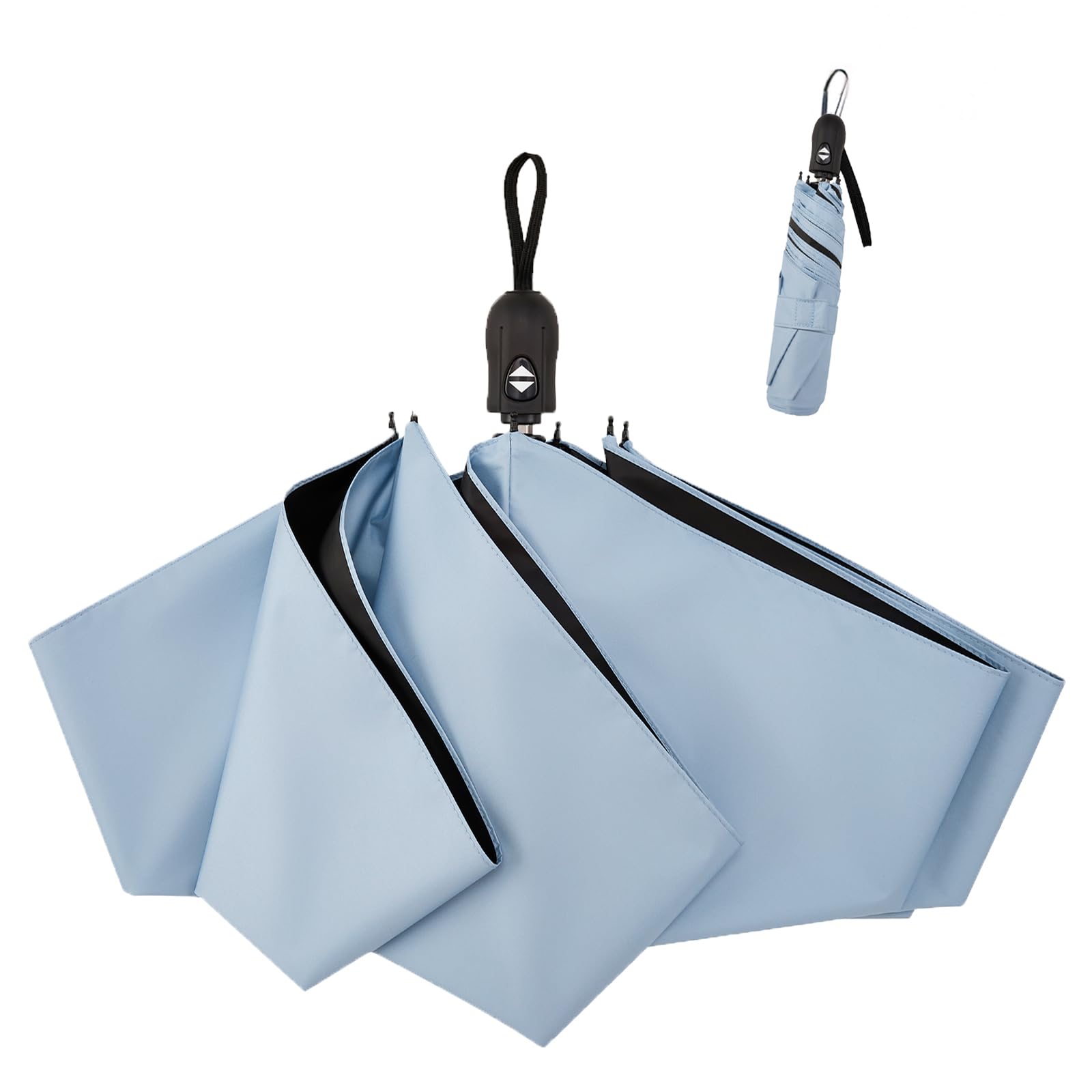 konciwa 日傘 軽量 189g-199g UVカット率 100% 完全遮光 遮熱 反射冷却素材採用 ワンタッチ自動開閉 折りたたみ傘 コンパクト 折り畳み日傘 紫外線遮断 耐風撥水 晴雨兼用 携帯便利 メンズ レディース 母の日 父の日