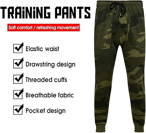 Miniatura 4 de MANLUODANNI Conjunto deportivo de 2 piezas con capucha para hombre, casual, cómodo, de camuflaje, trajes para hombre