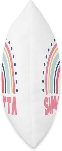 Miniatura 2 de Simonetta Name Custom Woman Myth Legend Pink Birthday Party Throw Pillow, 16x16, Multicolor