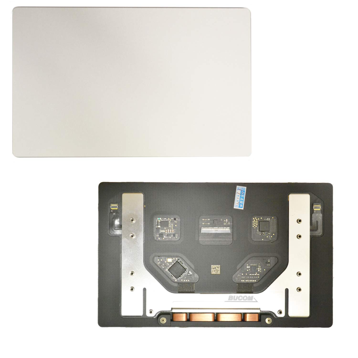 Trackpad - Alfombrilla de ratón para Apple MacBook Pro A1706 A1708, color plateado 2016 2017 de 13 pulgadas