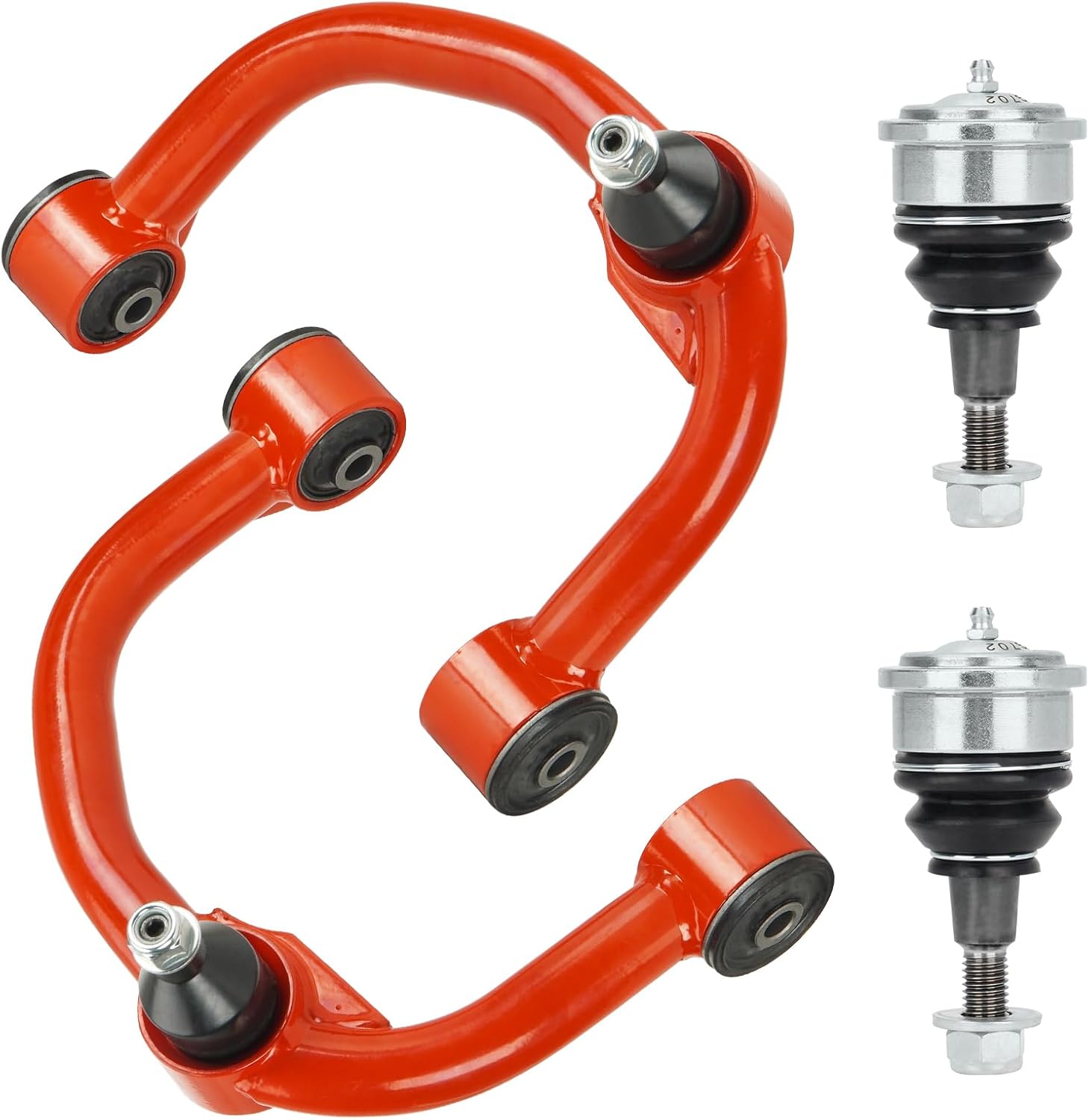 Front Upper Control Arm Lift 2-4" for Ford F150 2004-2020, with Replace Ball Joints, Adjustable Suspension Kit 4Pcs
