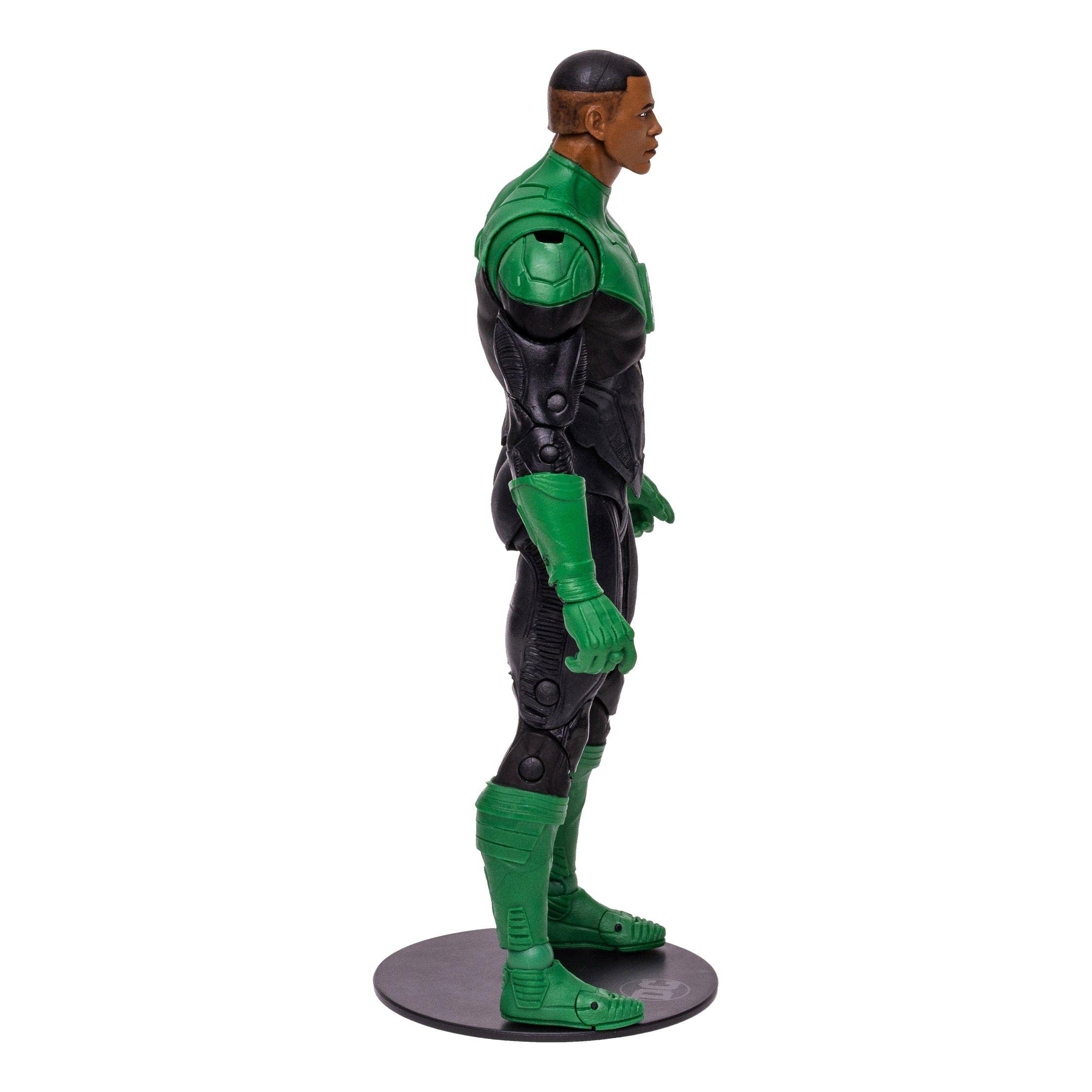 McFarlane Toys, 7-Inch DC Endless Winter Green Lantern (John Stewart) Action Figure with 22 Moving Parts - Image 3