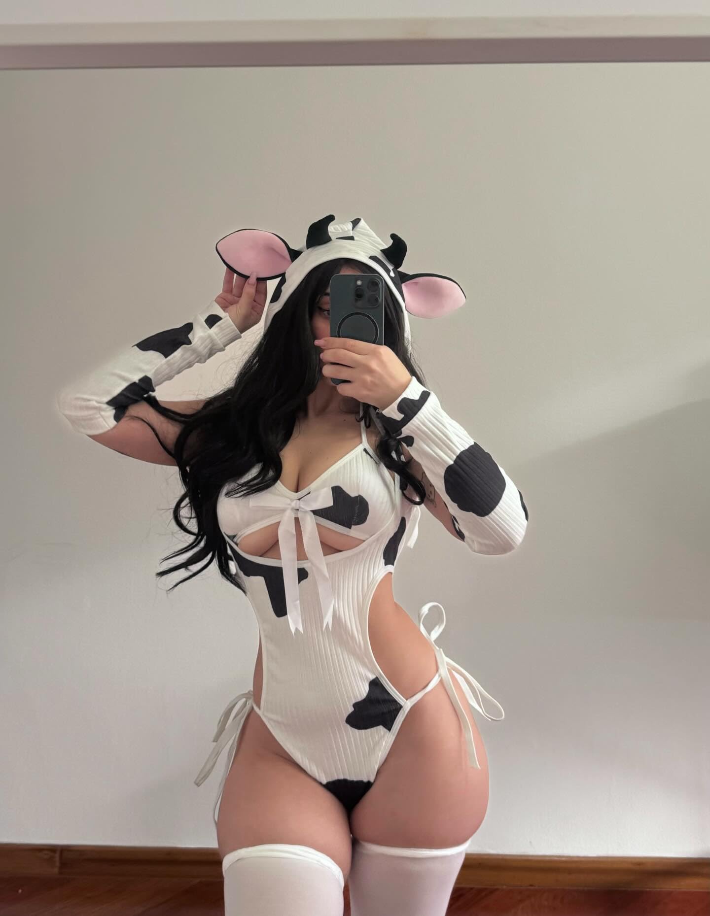 KORURACLUB Costume da cow sexy per cosplay, da donna, costume da mucca, costume da cows, costume da cosplay, lingerie da donna