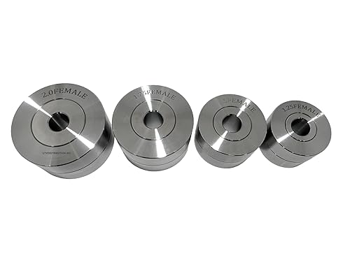UTVDISTRIBUTION Dimple Die Set Sizes 1-1/4" 1-1/2" 1-3/4" 2" (4