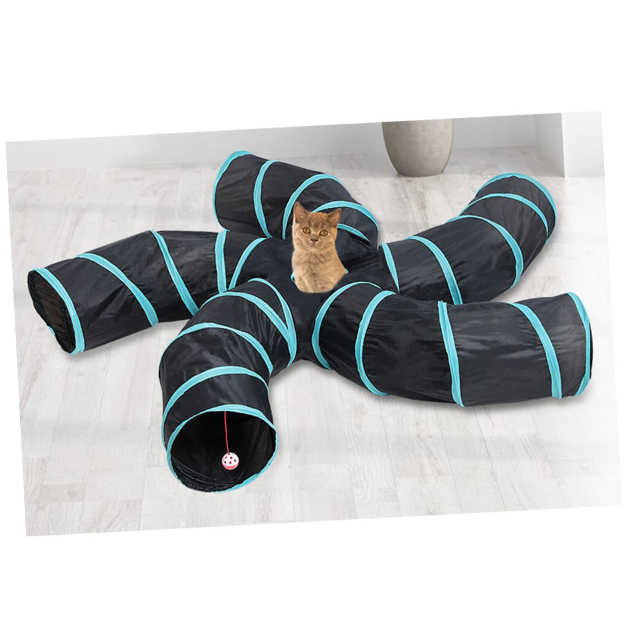 FRCOLOR 2 túneles para Cachorros pequeños, Juguetes para Gatos, Tubo de Conejo, Juguete para Jugar a Mascotas, Juguete para Gatos, nácar, túnel para