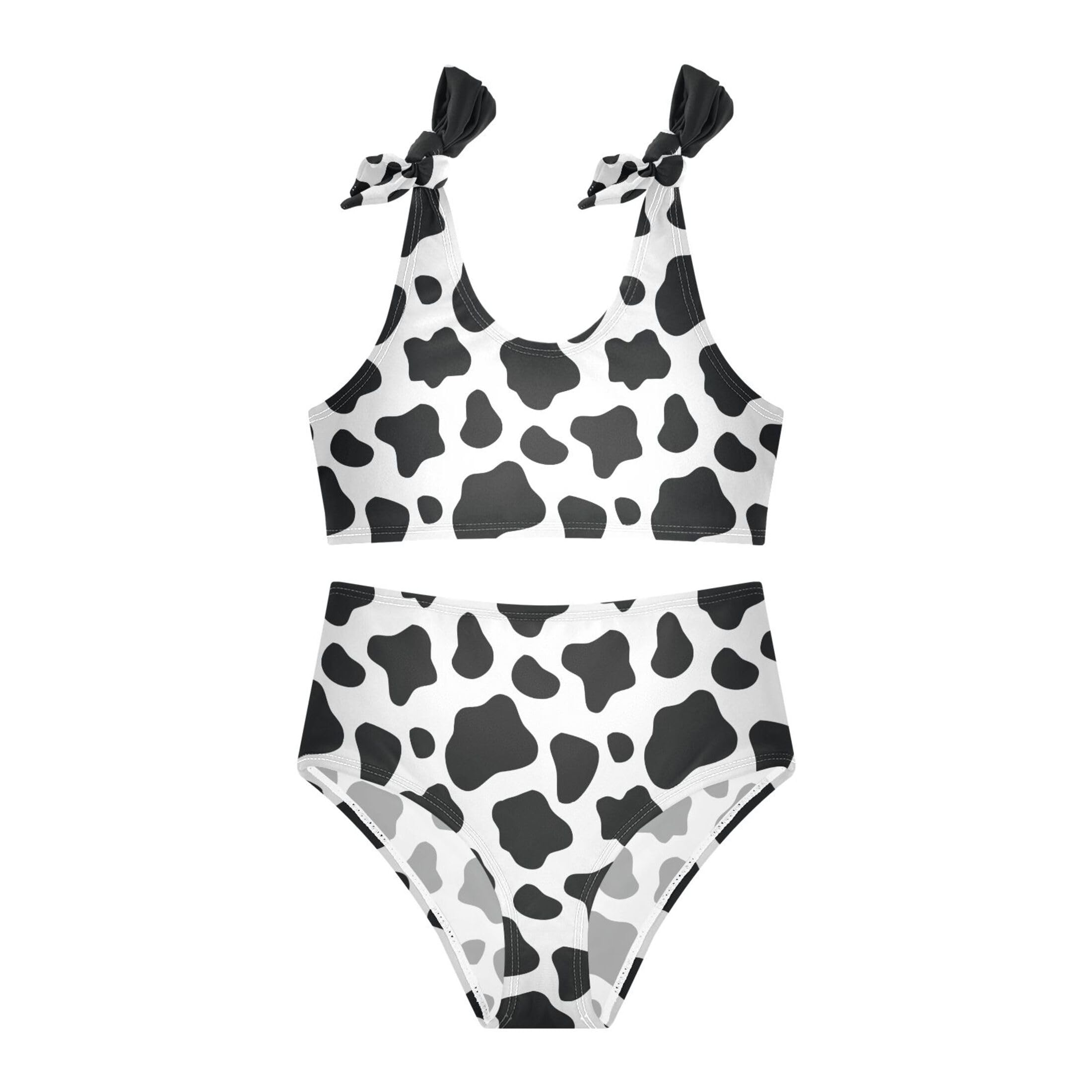 Girls Tankini Swimsuit 2 Piece Pink Unicorn Donuts Summer Beach Bikini Bathing Suit 3T