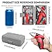 LIRFIX 20-Piece Red 3.6V Electric & DIY Manual Tool Set - Compact Storage Box, Claw Hammer, Pliers, Screwdriver Bits, Household Hardware Tools